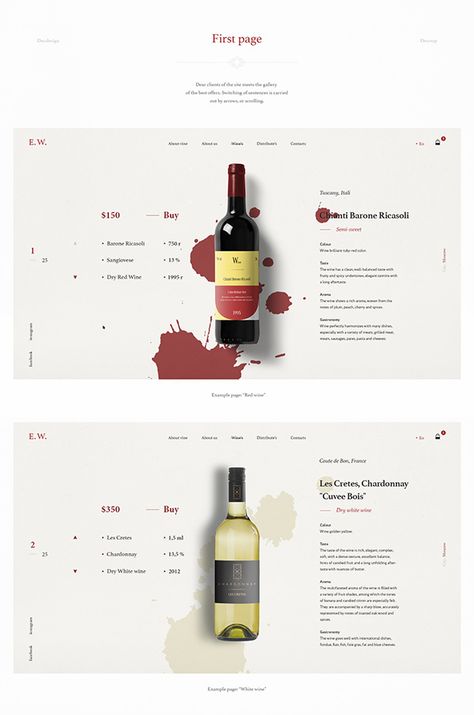 Wine Catalogue Design, Wine Advertising Design, Wine Websites, Wine Ads, Wine Branding Design, Wine Website, Wine Brochures, Wine Infographic, Vino Color