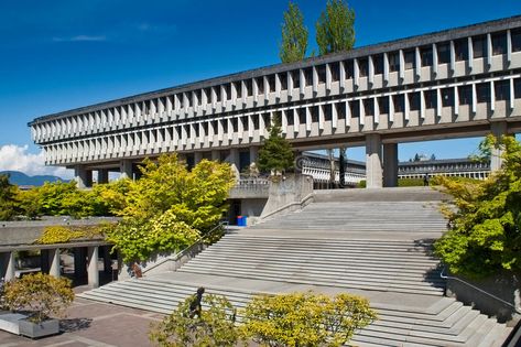 Metabolist Architecture, Scifi Environment, Simon Fraser University, Brutalist Buildings, Event Advertising, Architecture Landmark, Mid Century Architecture, Landscape And Urbanism, Architecture Exterior