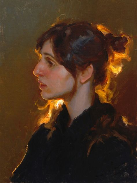 michael malm art -  backlit idea  May 2019 فنسنت فان جوخ, L'art Du Portrait, Seni Vintage, Hur Man Målar, Oil Portrait, Art Et Illustration, Ap Art, Figure Painting, Figurative Art