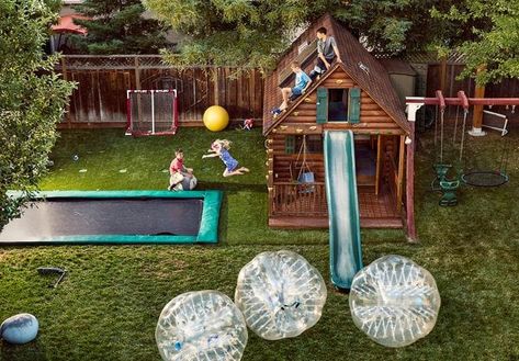 Backyard Playset, Patio Grande, Play Area Backyard, Backyard Layout, Backyard Kids Play Area, Playground Areas, Backyard Trampoline, Backyard Swings, Outdoor Play Areas