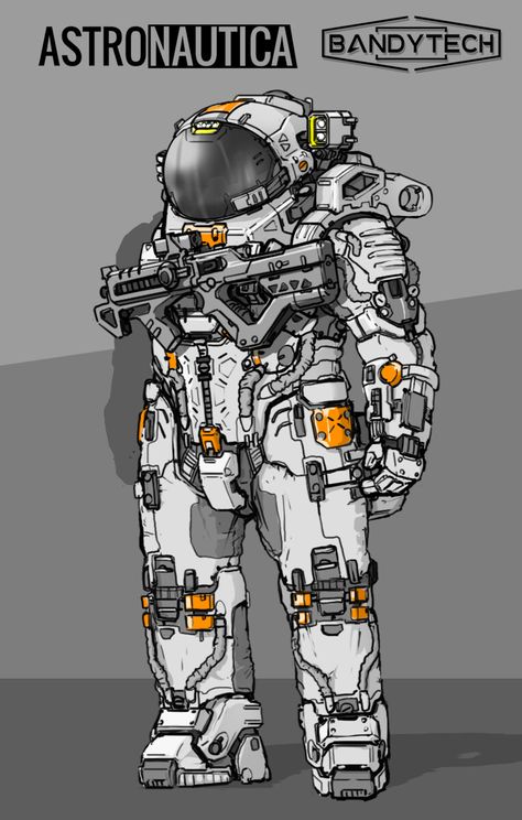 ArtStation - ASTRONAUTICA - Soldier_1, Eldar Safin Futuristic Soldier, Capcom Characters, Sci Fi Character Design, Futuristic Armor, Military Drawings, Battle Armor, Fiction Idea, Arte Robot, Power Armor