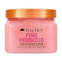 Shea Sugar Scrub, Pink Hibiscus, Exfoliating Body Scrub, Sugar Body, Sugar Body Scrub, Exfoliating Scrub, Tree Hut, Body Exfoliator, Smoother Skin