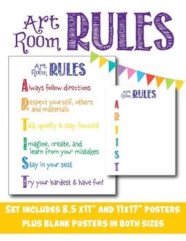 1. Create a welcoming space. Students should feel comfortable taking risks and exploring their creativity.
2. Provide a variety of materials and resources. Give students the opportunity to experiment with different mediums and techniques.
3. Encourage students to be creative. Don't be afraid to let students go off-script.
4. Provide feedback and support. Help students to identify their strengths Art Room Rules Poster, Art Room Jobs, Art Class Rules, Art Classroom Rules, Art Room Rules, Preschool Rules, Class Rules Poster, 2024 Classroom, Art Room Doors