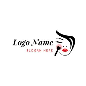 Free Lipstick Logo Designs | DesignEvo Logo Maker Logo Design Ideas For Makeup Artist, Makeup Profile Picture Logo, Makeup Logo Design Graphics, Makeup Brand Logo Ideas, Makeup Logo Design Ideas, Make Up Artist Logo Design, Make Up Logo, Lipstick Logo, Brush Logo