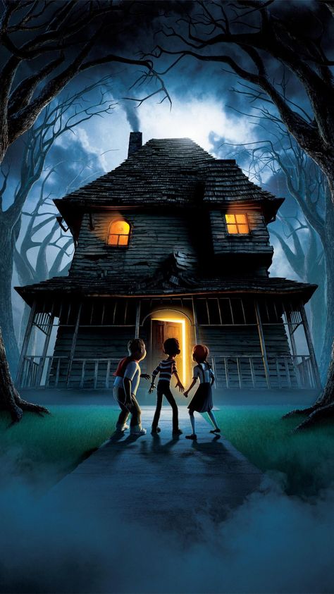 A Casa Monstro #A Casa Monstro #halloween background # #background #wallpaper #images #Photos #Pictures #Illustrations #Vectors #Collections Monster House Movie, Wallpaper Film, House Cartoon, Monster House, Wallpaper Halloween, Horror House, Halloween Wallpaper Iphone, Halloween Home, Movie Wallpapers