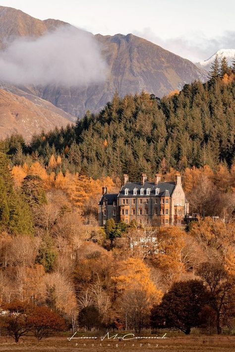 Scotland's Scenery | Glencoe House, not long for scenes like this | Facebook Scottish Highlands House, Scotland Scenery, Autumn Town, Scotland Aesthetic, Glencoe Scotland, England Aesthetic, Highland Homes, 2025 Vision, Scottish Highlands