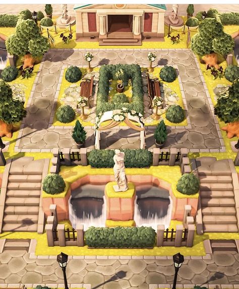 Museum Entrance, Pagoda Garden, Acnh Cottagecore, Animal Crossing 3ds, Animals Crossing, Animal Crossing Funny, Ac New Leaf, Animal Crossing Guide, Animal Crossing Wild World