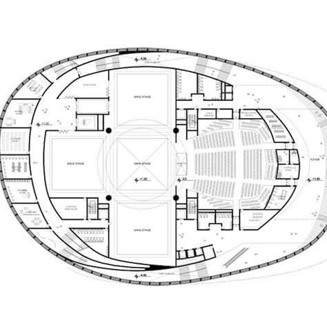 Busan Opera House Proposal by PRAUD Opera Plan Architecture, Collective Housing Architecture, Sketch House Architecture, Architecture Drawing House, Cliff House Architecture, Tea House Architecture, Opera Architecture, Passive House Architecture, Japanese House Architecture