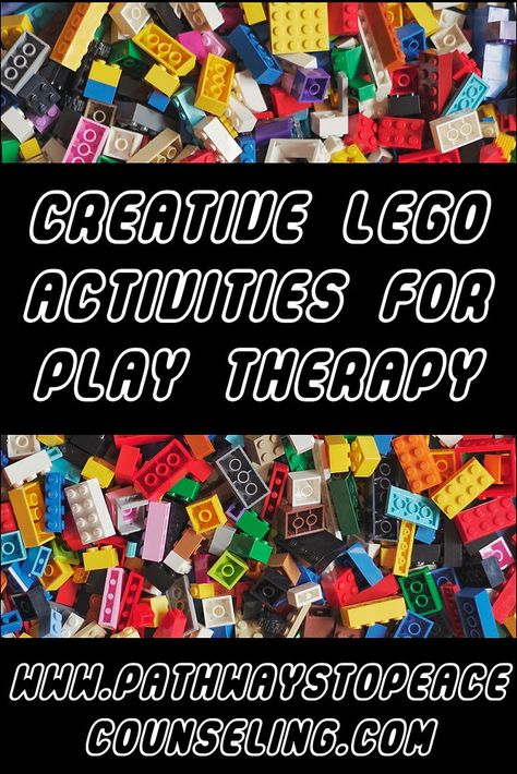 Lego Play Therapy, Hands On Counseling Activities, Lego Emotions Activities, Creative Counseling Activities, Play Therapy Activities Counseling, Lego Therapy Activities, Lego Emotions, Play Therapy Interventions, Play Therapy Games