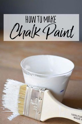 Paint Furniture Without Sanding, Diy Shabby Chic Furniture, Diy Chalkboard Paint, Best Chalk Paint, Diy Chalk Paint Recipe, Make Chalk Paint, Shabby Chic Furniture Diy, Chalk Paint Recipe, Homemade Chalk Paint