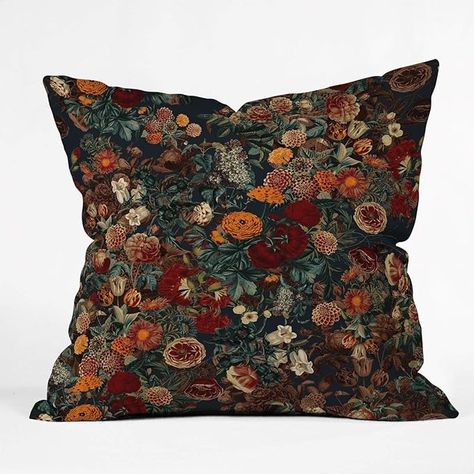 Amazon.com: Society6 Burcu Korkmazyurek Exotic Garden-Night XXI Throw Pillow, 16 in X 16 : Home & Kitchen Accent Pillows For Couch, Couch Accent Pillows, Pillow Inspiration, Pillows For Couch, Vintage Throw Pillows, Feather Pillows, Throw Pillows Bed, Art Community, Fluffy Pillows