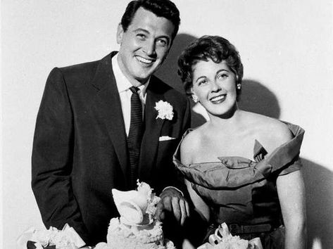 Rock Hudson's Gay Confession Recorded by Wife Rock Hudson Movies, Piper Laurie, Romantic Men, Yvonne De Carlo, Donna Reed, Vanessa Williams, John Wesley, Rock Hudson, Old Hollywood Stars