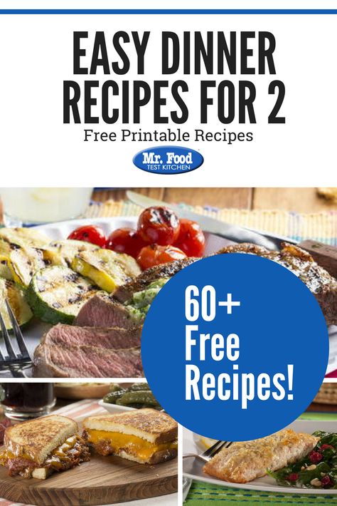 Recipes For 2, Crockpot Recipes For Two, Easy Dinner Recipes For Two, Single Serve Meals, Easy Meals For One, Easy Meals For Two, Dinner For 2, Healthy Meals For One, Recipes For Two People