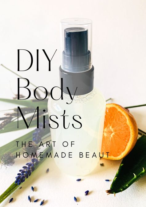 Natural Body Mist, Diy Hair Mist Perfume, Diy Body Mist Recipes, Diy Body Spray With Fragrance Oil Recipe, Diy Essential Oil Body Spray, Diy Body Mist With Essential Oils, Diy Body Spray With Fragrance Oil, Body Mist Recipe, Diy Body Spray With Essential Oils