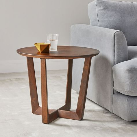 Stowe Side Table | West Elm West Elm Coffee Table, Rustic Side Table, Stylish Curtains, White Side Tables, Side And End Tables, Drink Table, Modern Side Table, Rectangular Coffee Table, Round Side Table