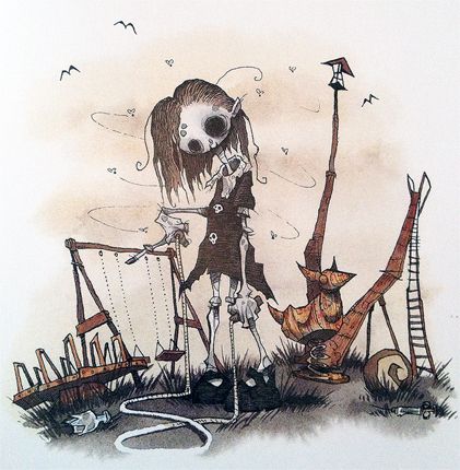 Tribune of Terror: Book review: Gris Grimly's wicked nursery rhymes Gris Grimly Art, Gris Grimly, Zombie Art, Goth Art, Beautiful Dark Art, Creepy Art, Pop Surrealism, Nursery Rhymes, Children's Book Illustration