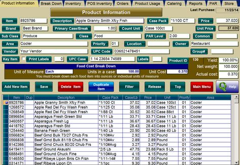 Spreadsheet Template Business, Inventory Management Templates, Inventory Management System, Excel Spreadsheets Templates, Create Invoice, Invoice Design, Small Business Accounting, Excel Formula, Restaurant Management