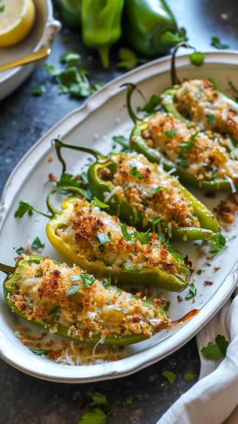 Stuffed Raw Peppers, Freezing Stuffed Banana Peppers, Stuffed Banana Peppers Recipe Sausage, Banana Pepper Snacks, Stuffed Sweet Banana Peppers, Stuffed Hot Banana Peppers, Stuffed Long Hot Peppers, Cheese Stuffed Banana Peppers, Stuffed Banana Peppers Recipe