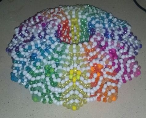 Epic kandi cuff... Oh man one day i'm going to make one of these... Kandi Projects, Scene Kandi, Kandi Cuff Patterns, Pony Bead Projects, Diy Kandi Bracelets, Kandi Inspo, Pony Bead Bracelets, Diy Kandi, Pony Bead Crafts