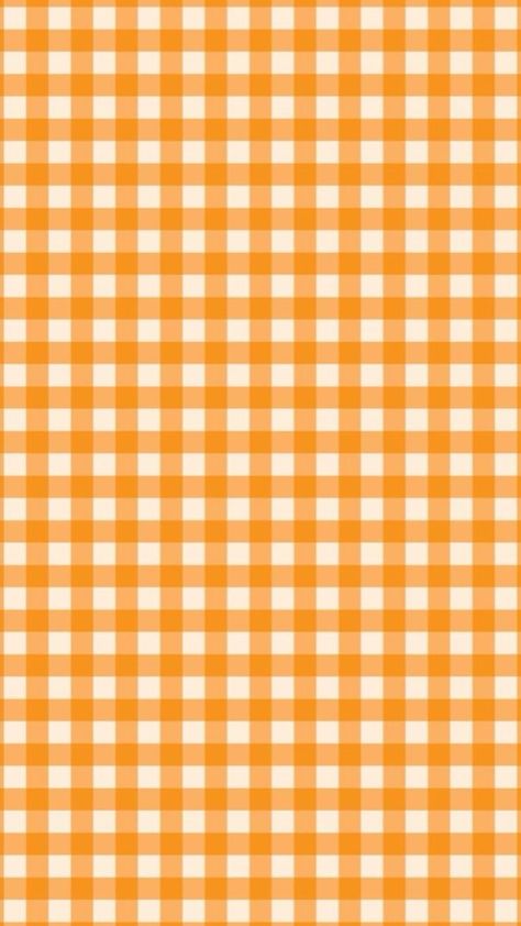 Orange Gingham Wallpaper, Orange Gingham, Orange Background, Gingham Print, New Quotes, Wallpaper Backgrounds, Create Yourself, Lamps, Pastel