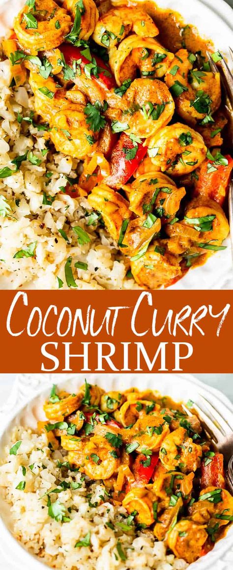 Easy Coconut Curry, Shrimp Curry Recipe, Coconut Shrimp Curry, Shrimp And Rice Recipes, Coconut Curry Shrimp, Shrimp Curry, Juicy Shrimp, Best Seafood Recipes, Shrimp And Rice