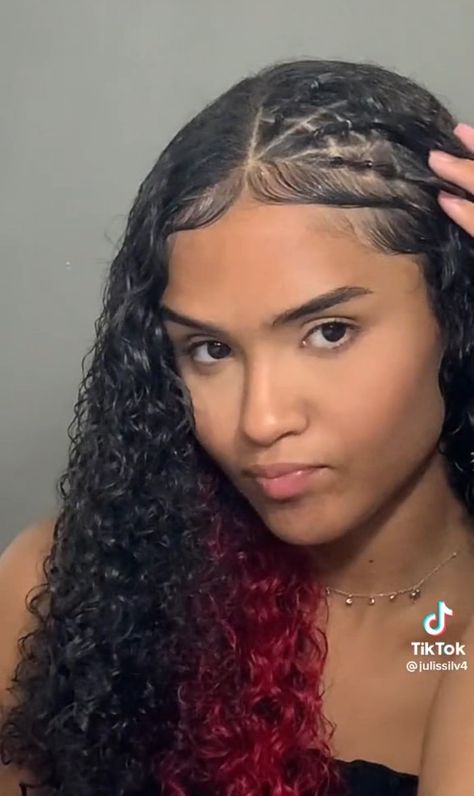 Everyday Hairstyles, Como Fazer Baby Hair, Hair Staly, Curled Hairstyles For Medium Hair, Curly Hair Care Routine, Mixed Curly Hair, Curly Hair Videos, Curly Hair Care, Hair Care Routine