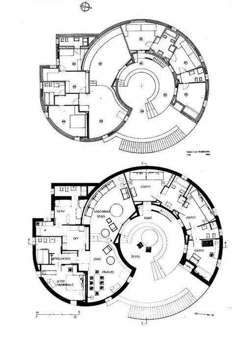 Round House Floor Plans, Circular House, Round House Plans, Circle House, Circular Buildings, Round Building, Free House Plans, Architecture Concept Diagram, Home Design Floor Plans