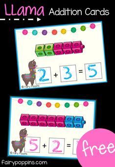 math Part Whole Activities, Fact Families Activities, Part Part Whole, Free Printable Numbers, Addition Kindergarten, Addition Activities, Subtraction Activities, Math Centers Kindergarten, Prek Math