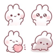 Cute Bunny Doodle Simple, Rabbit Sticker Kawaii, Rabbit Icon Aesthetic, Cute Rabbit Sticker, Cute Rabbit Doodle, Cute Bunny Drawing Kawaii, Rabbit Cute Drawing, Cute Rabbit Drawing, Cute Bunny Stickers