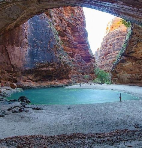 Cathedral Gorge. The Kimberley, Australia's Purnululu National Park, the Bungle Bungles Cathedral Gorge, Western Australia Travel, Australian Road Trip, Australian Travel, Destination Voyage, Vacation Places, Beautiful Places To Visit, Australia Travel, Western Australia