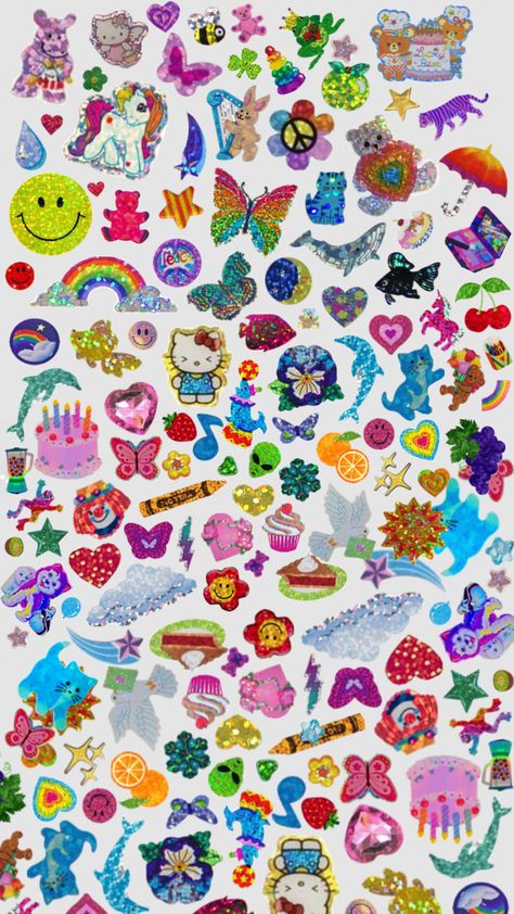 yes, it's messed up 😥 #stickers #sparkles #vibes 2000s Stickers Png, Early 2000s Stickers, Childhood Stickers, 2000s Stickers, Kidcore Stickers, Sparkle Sticker, Stickers Wallpaper, Y2k Stickers, Iphone Stickers