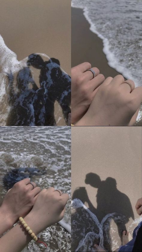 Aesthetic Romantic Couple, Couple Vacation Pictures, Romantic Beach Couple, Beach Couple Poses, Fun Beach Pictures, Creative Beach Pictures, Hugs And Kisses Couples, Beach Poses For Couples, Couple Beach Pictures