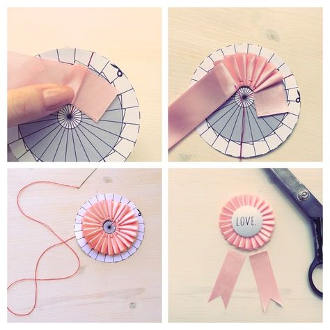 Rosette Badge, Diy Rosette, Rosette Ribbon, Award Ribbons, Award Ribbon, Ribbon Rosettes, Homecoming Mums Diy, Mums Homecoming, Homecoming Mums