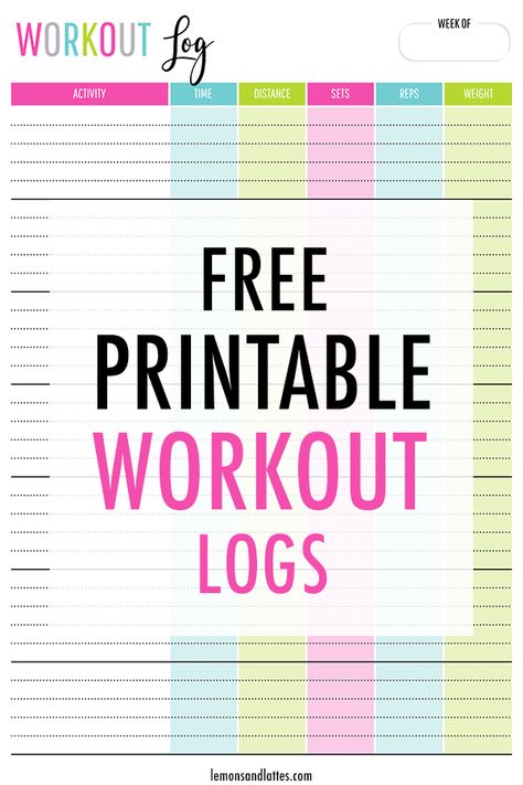 Workout Pdf Free Printable, Exercise Journal Workout Log, Exercise Log Printable Free, Free Printable Workout Log, Work Out Calender, Free Printable Workout Sheets, Work Out Calendar Printable, Workout Printables Free, Printable Exercise Chart Workout