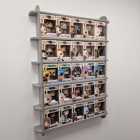 ✅CLICK THE LINK!⬆️ Funko Pop Display Shelf made of MDF. #1 choice for Funko Pop collectors. Great for organizing and displaying your Funko Pop . #Funko_Pop_Storage_Ideas #Gamer_Closet #Funky_Pop_Display_Ideas #Funko_Pop_Organization Pop Heads Display, Funko Pop Display Ideas Shelves, Shelf Cnc, Funko Shelf, Pop Vinyl Display, Product Display Shelf, Funko Pop Display Ideas, Funko Pop Shelves, Best Funko Pop