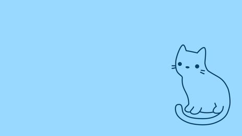 cute cat aesthetic wallpaper blue theme Blue Cute Laptop Wallpaper, Aesthetic Blue Wallpaper For Laptop, Blue Aesthetic Background For Laptop, Blue Cat Banner, Blue Pc Wallpaper Aesthetic, Baby Blue Wallpaper Laptop, Light Blue Aesthetic Wallpaper Laptop, Light Blue Laptop Wallpaper, Light Blue Wallpaper Laptop