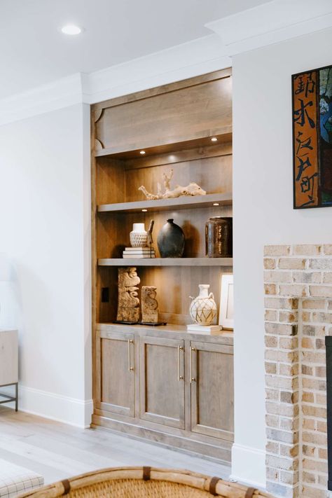 5 Tips to Transform Your Built-Ins - Linden Creek Wood Built Ins, Cathedral Ceiling, Built In Shelves, Home Design Decor, Wall Cabinet, Built Ins, A Series, The Creation, Built In