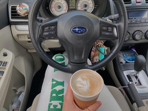 Car Aesthetic Subaru, Subaru Interior Aesthetic, Subaru Car Aesthetic, Subaru Aesthetic, Outback Wilderness, Car Aesthetics, Cars Interior, Coffee Latte Art, Subaru Cars