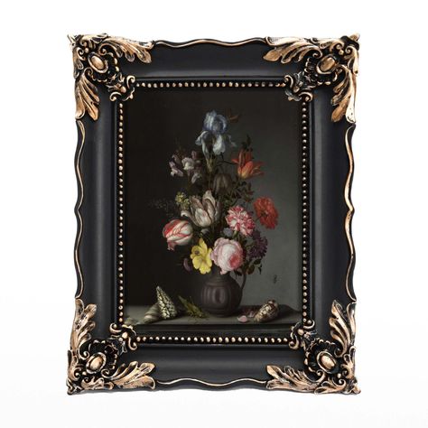 Wedding Photo Display, Vintage Picture Frame, Painted Picture Frames, Ornate Picture Frames, Victorian Frame, Antique Picture Frames, Baroque Frames, 5x7 Picture Frames, Home Decor Black