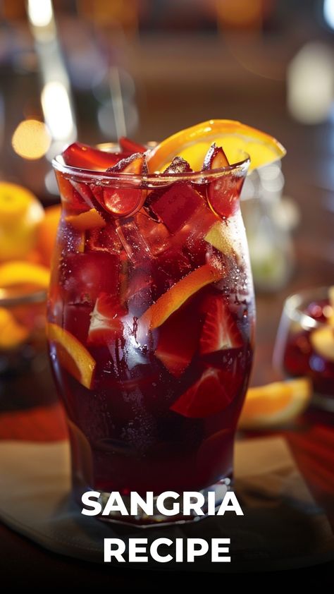 Discover the perfect sangria recipe that will elevate any gathering. This refreshing and fruity drink is a crowd-pleaser, ideal for summer parties or cozy nights in. Learn how to master the art of making delicious sangria with our easy-to-follow recipe. Whether you prefer red, white, or rosé wine, customizing your sangria to suit your taste buds has never been simpler. Not Sweet Sangria Recipes, Sangria Recipe, Sangria Recipes Easy, Rose Wine Party, Sweet Sangria Recipe, Moscato Sangria, Non Alcoholic Sangria, Homemade Sangria, Sparkling Sangria