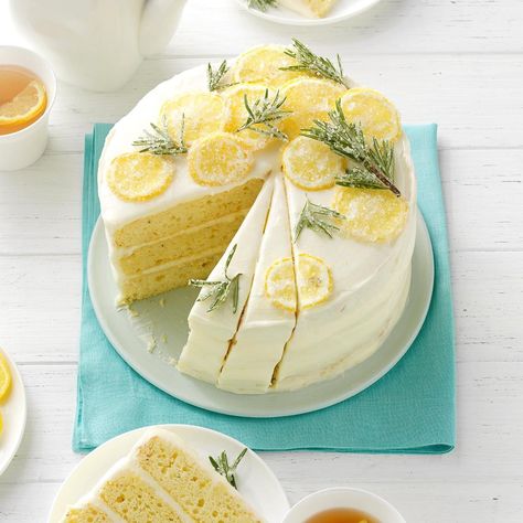 Pie, Easter Cake Recipes, Hummingbird Cake, Layer Cake Recipes, Lemon Rosemary, Unique Desserts, Lemon Pound Cake, Lemon Cheesecake, Lemon Bars