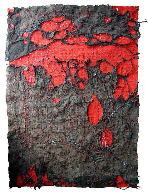 Burnt Fabric, Art Fibres Textiles, Frida Art, Quilt Modernen, Textil Design, Textile Texture, Textile Fiber Art, Philadelphia Museum Of Art, Fibres Textiles