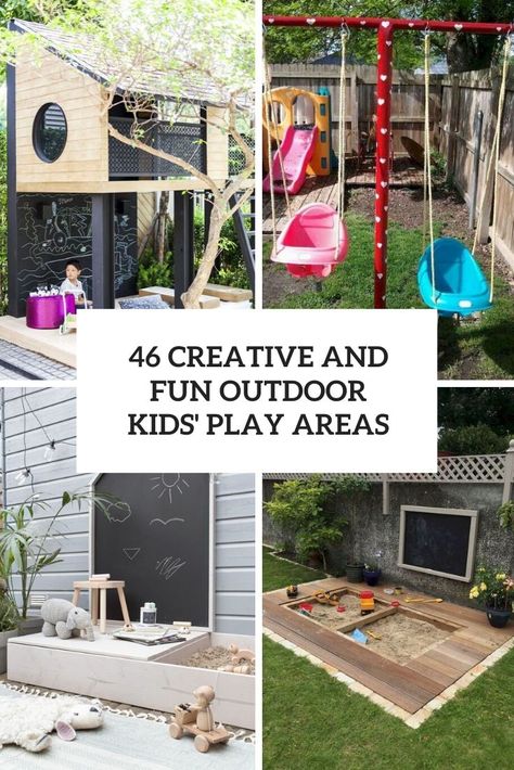 Outdoor Sensory Play Ideas For Kids, Small Play Area Ideas, Outdoor Playground Ideas, Montessori Outdoor Play, Kids Outdoor Play Area Ideas, Outdoor Foyer, Kid Playground, Backyard Planning, Yard Renovation