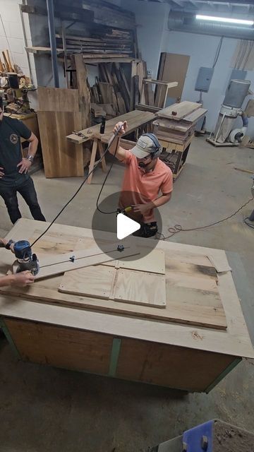 Iron Grove Designs on Instagram: "Who knew that a simple eclipse router jig could make me feel like a magical geometry wizard 🤔 🪄🧙‍♂️  #woodworking #customfurniture #geometry #woodworker" John Hamm, Router Jig, Router Woodworking, Fall Back, Wood Shop, Woodworking Tools, Custom Furniture, Wood Working, Router