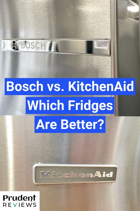 KitchenAid vs. Bosch Refrigerators: What’s the Difference? Bosch Appliance Package, Bosh Appliances Kitchen, Kitchenaid Kitchen Design, Kitchenaid Appliances Kitchen, Kitchen Aid Pro Appliances, Bosch 800 Series Refrigerators, Best Kitchen Appliances Brands, Kitchenaid Appliances, Bosch Appliances Kitchen