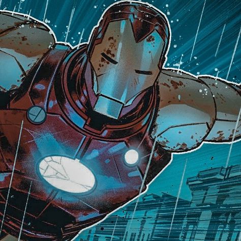 Iron Man Comic Pfp, Tony Stark Comic Icons, Iron Man Pfp, Iron Man Icon, Iron Man Comics, Thor Comic Art, Icons Marvel, Thor Comic, Iron Man Comic