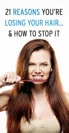 21 Reasons Why You're Losing Your Hair & How To Stop It. Losing Hair, Types Of Hair, Lost Hair, Hair Remedies, Hair Fall, Kat Von D, Health And Beauty Tips, Hair Care Tips, Grow Hair