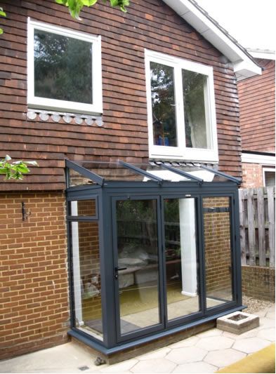 Porches London | Osborn Glass | Porch Installation Small Conservatory, Porch Extension, Screened In Porch Diy, Glass Porch, Porch Kits, Garden Room Extensions, Small Porch, Balkon Decor, Porch Fireplace