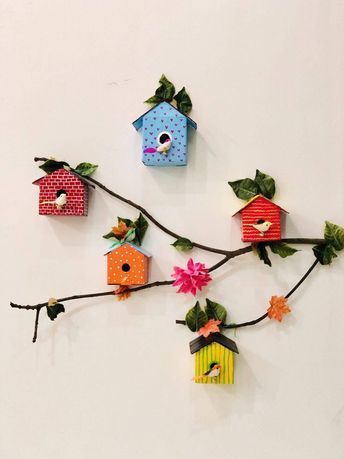 Handmade Decorations For Home Creative, Home Decor Handmade Crafts, Handmade Home Decor Ideas Creative, Handmade Home Decor Ideas Crafts, Craft Room Decor, Hand Painted Decor, Diy Paper Crafts Decoration, Diy Crafts Room Decor, Flower Diy Crafts