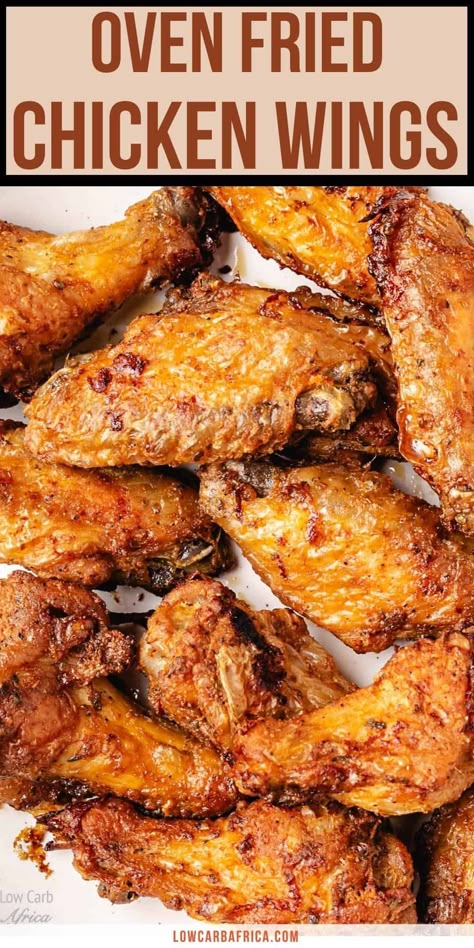 Over Fried Chicken Wings, Oven Fried Crispy Baked Chicken Wings, Airfry Chicken Wings In Oven, Franks Wings Recipe, Making Wings At Home, Air Fry Oven Chicken Wings, Crispy Wings In Oven With Baking Powder, Oven Baked Fried Chicken Wings, Chicken Drumettes Baked